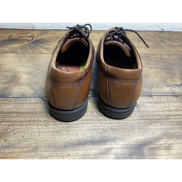 Florsheim Mens Brown Leather Cap Toe Oxford Comfortech Dress Shoes 11568-221 12D main image 11